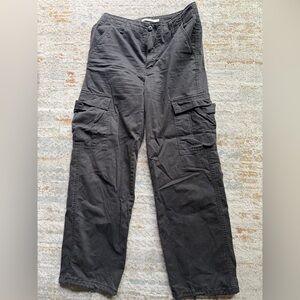 Levi's Black Straight Leg Cargo Pants